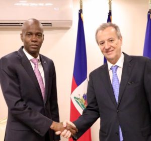 Fin de mission de Mr De Mello Vidal ambassadeur du Brésil en Haïti